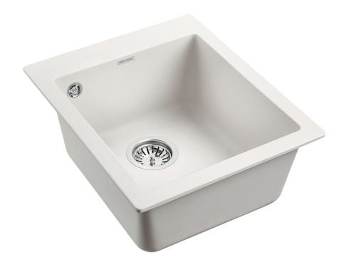 Кухонная мойка Paulmark KANTE 40 PM104249-WH 40х50 цвет белый - фото 2